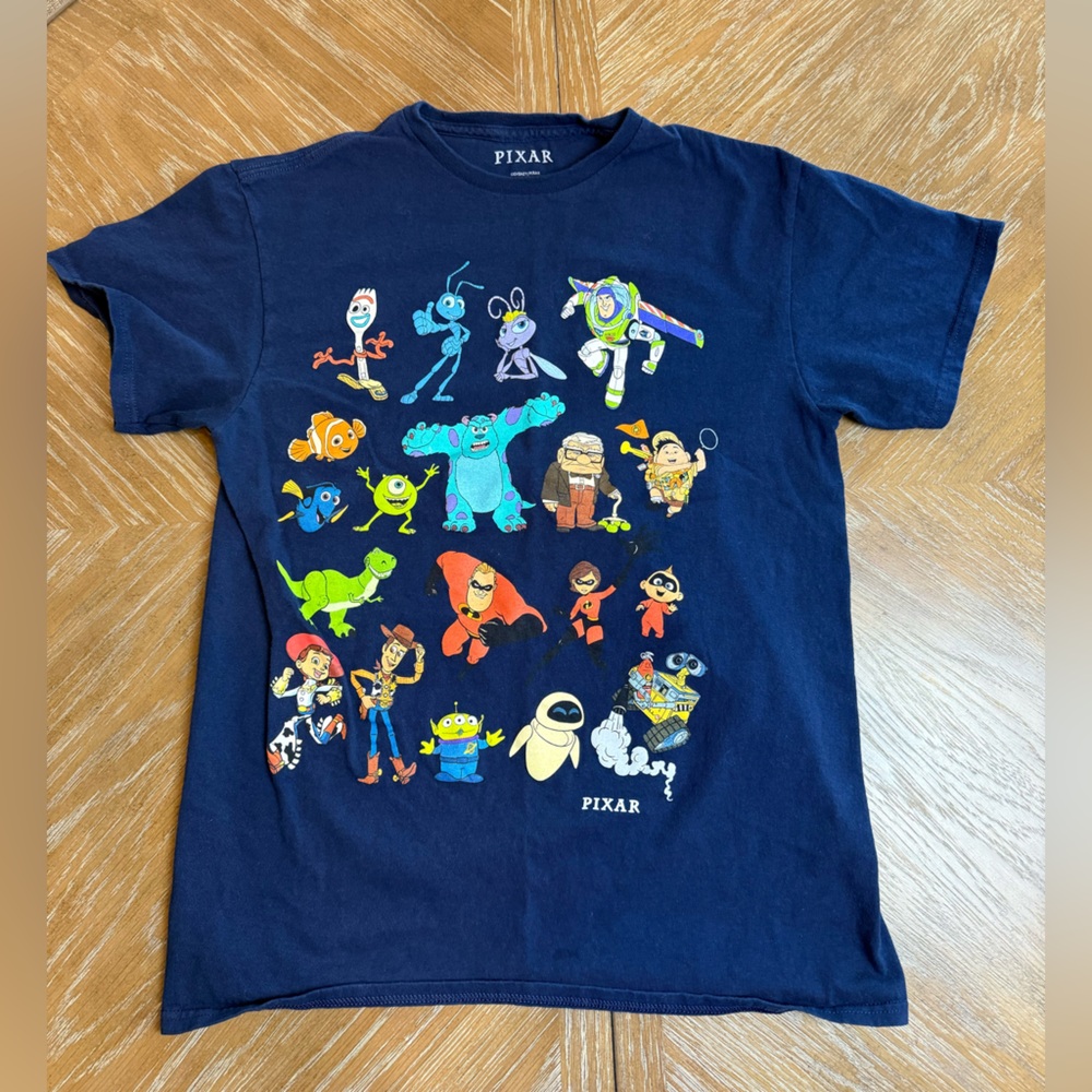 Pixar Navy Blue Character T-Shirt